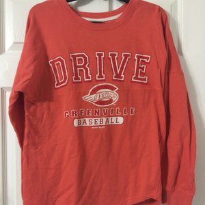Greenville Drive Baseball Coral Long Sleeve Shirt